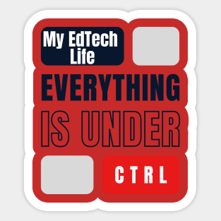 Under CTRL Sticker